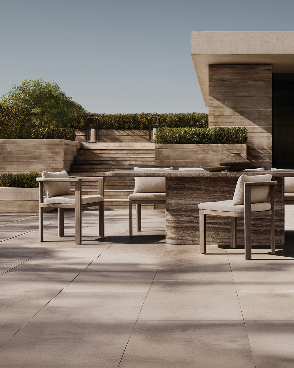 Lagos dining chairs for RH by Mario Ruiz