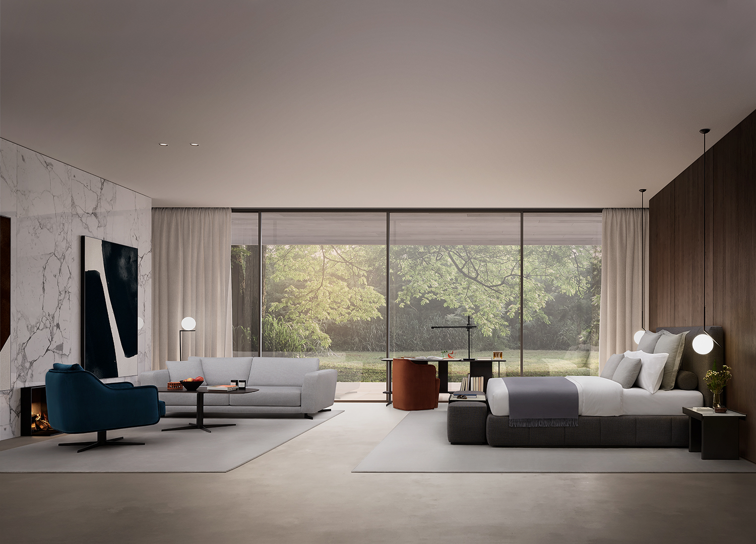 Pulse bedroom collection by Mario Ruiz for Joquer