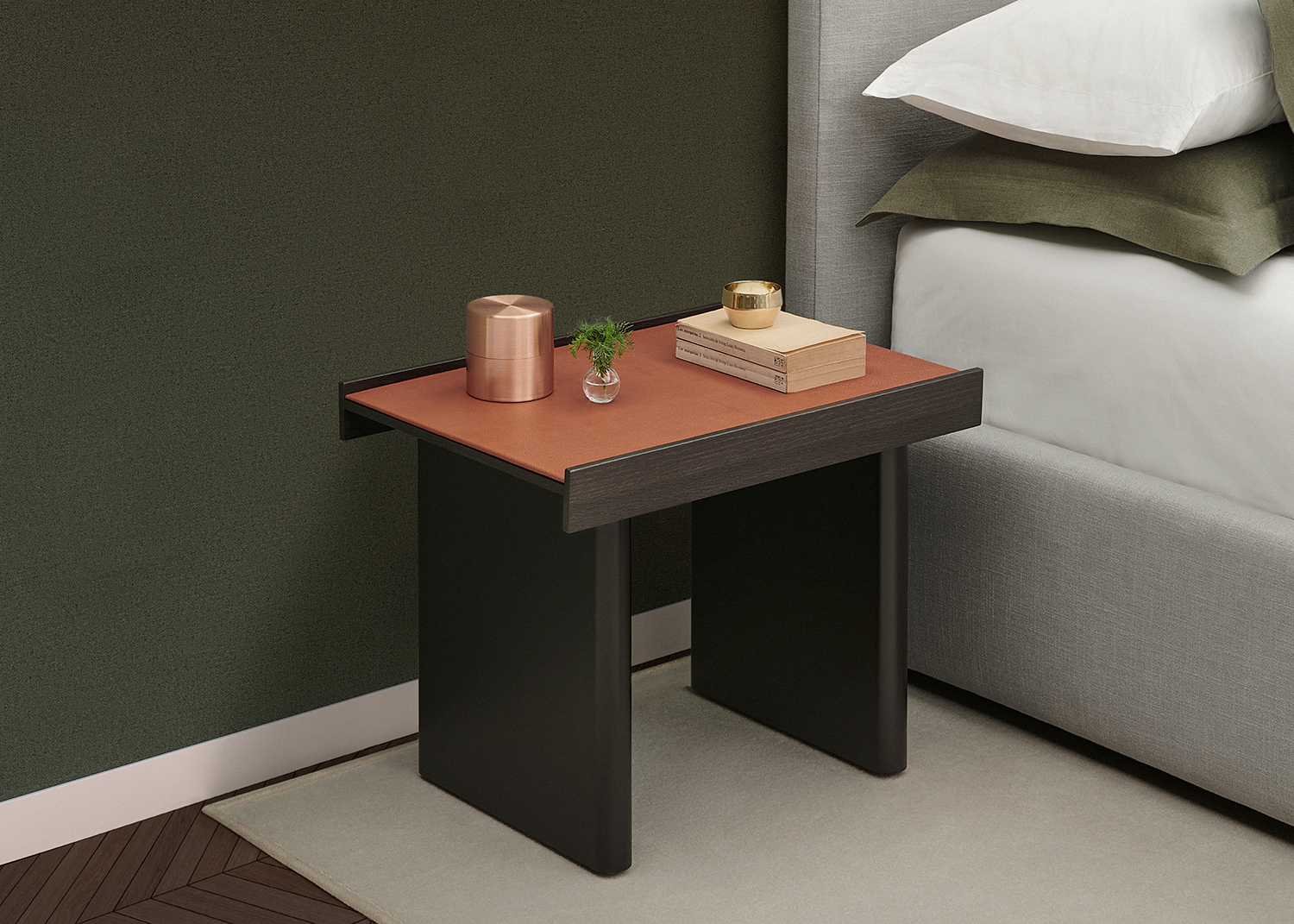 Mika bedside table by Mario Ruiz for Joquer