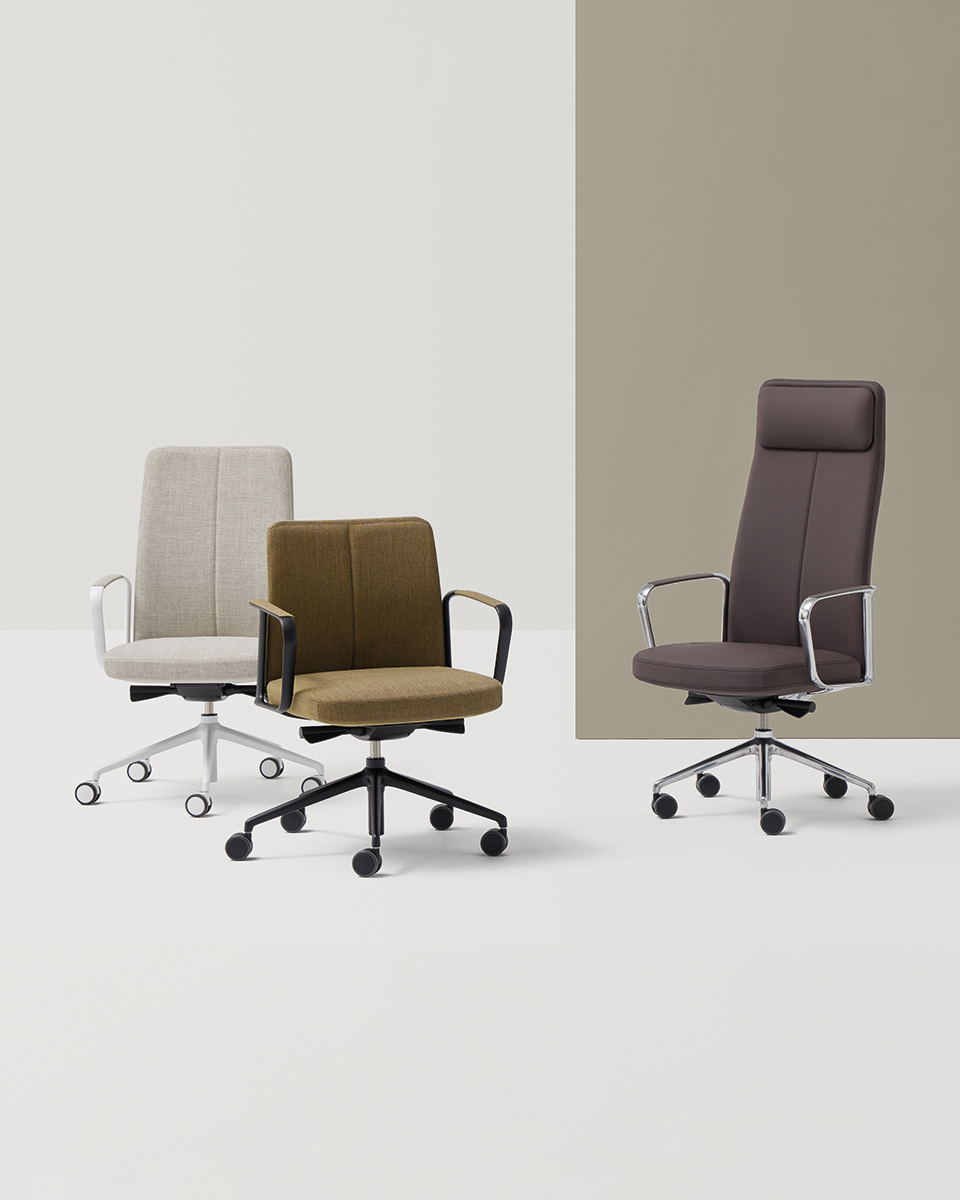 Zenpro executive armchairs by Spanish designer Mario Ruiz for Inclass