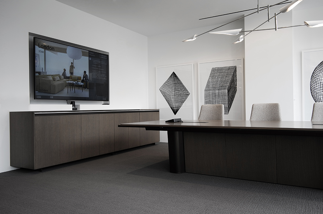 C+D Conference table and sideboard by Mario Ruiz for Teknion