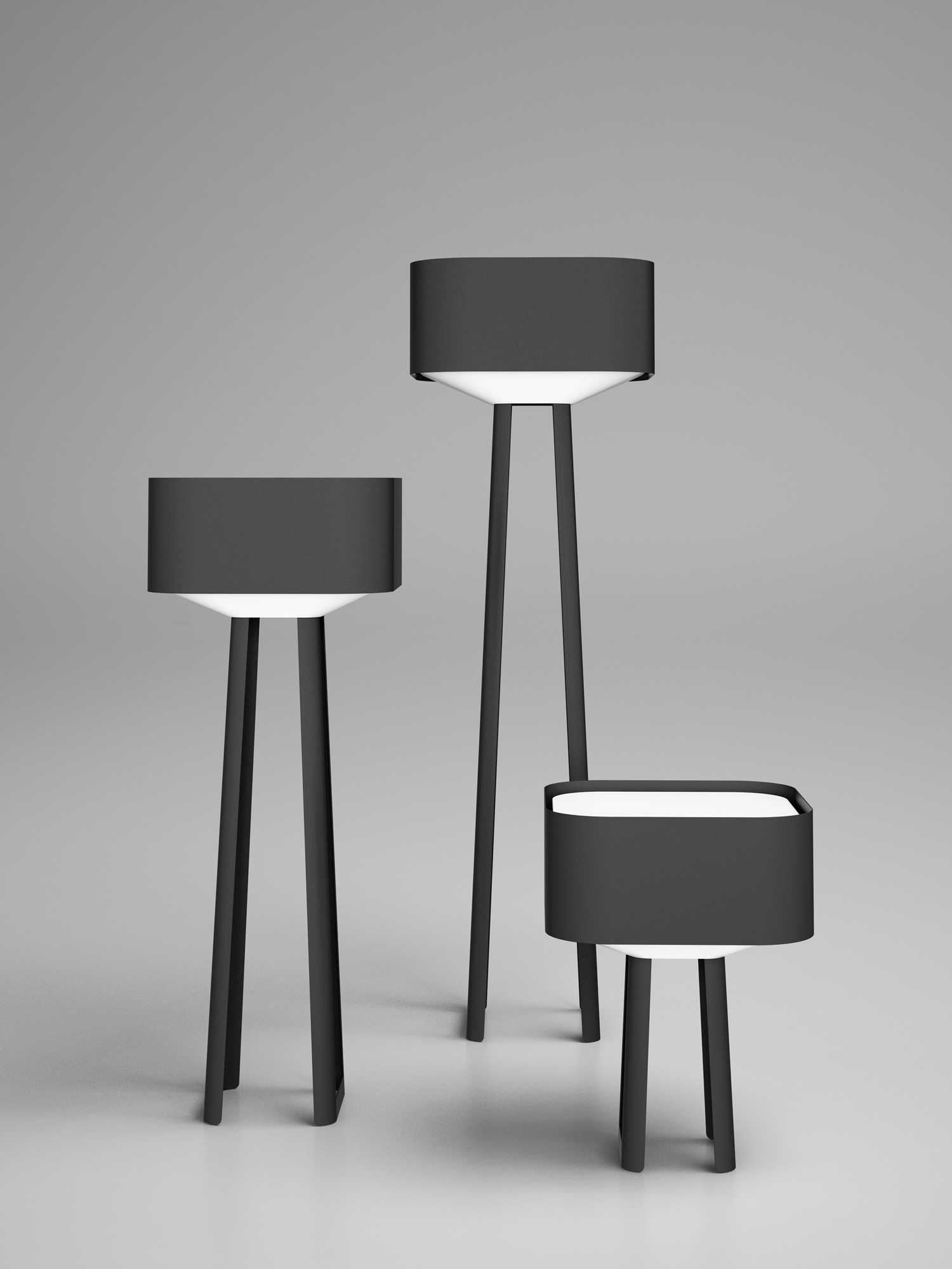 Tiga floor and table lamps by Mario Ruiz for Noon