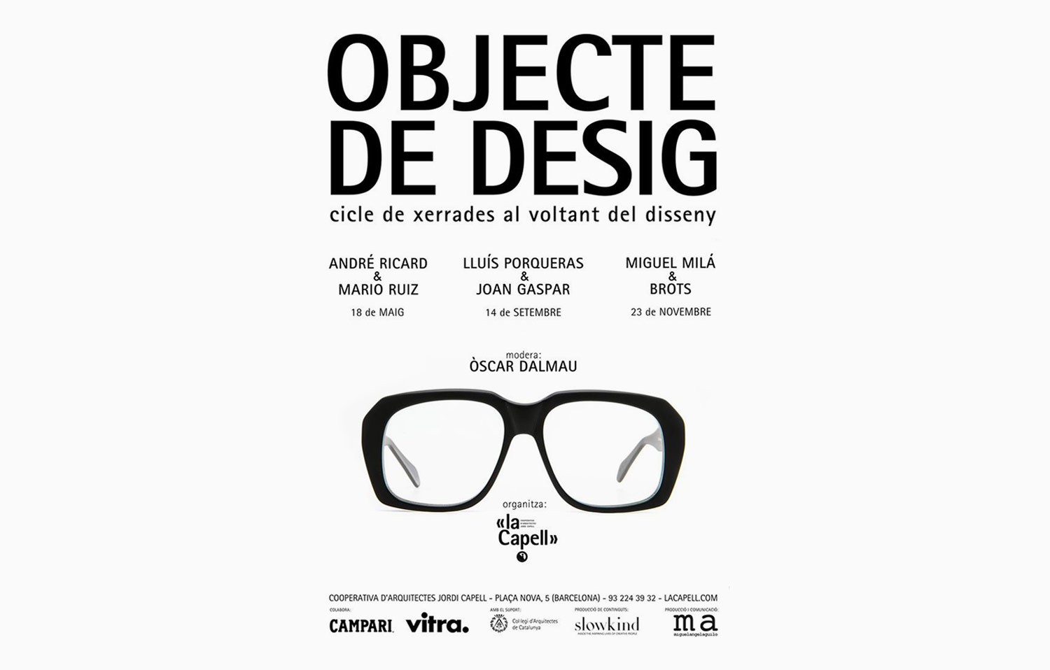 Object de Desig event with designers Andre Ricard and Mario Ruiz