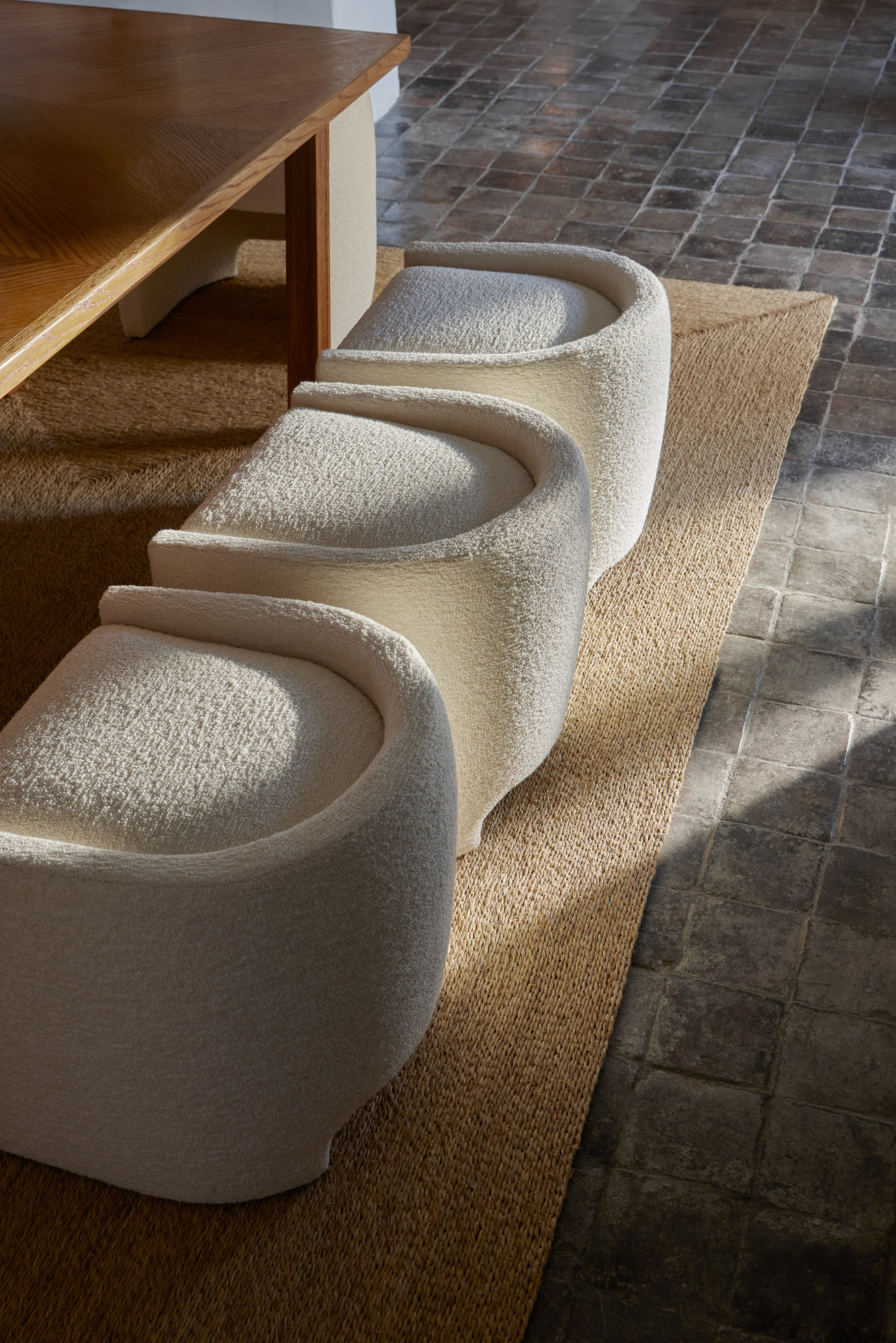 Flow stools designed by Mario Ruiz for Joquer