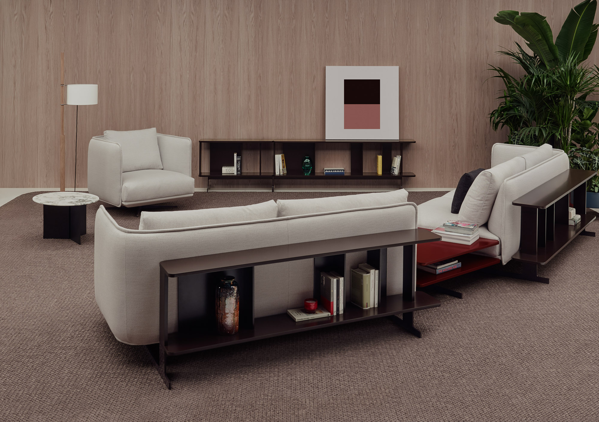 Serene sofa system designed by Mario Ruiz for Joquer