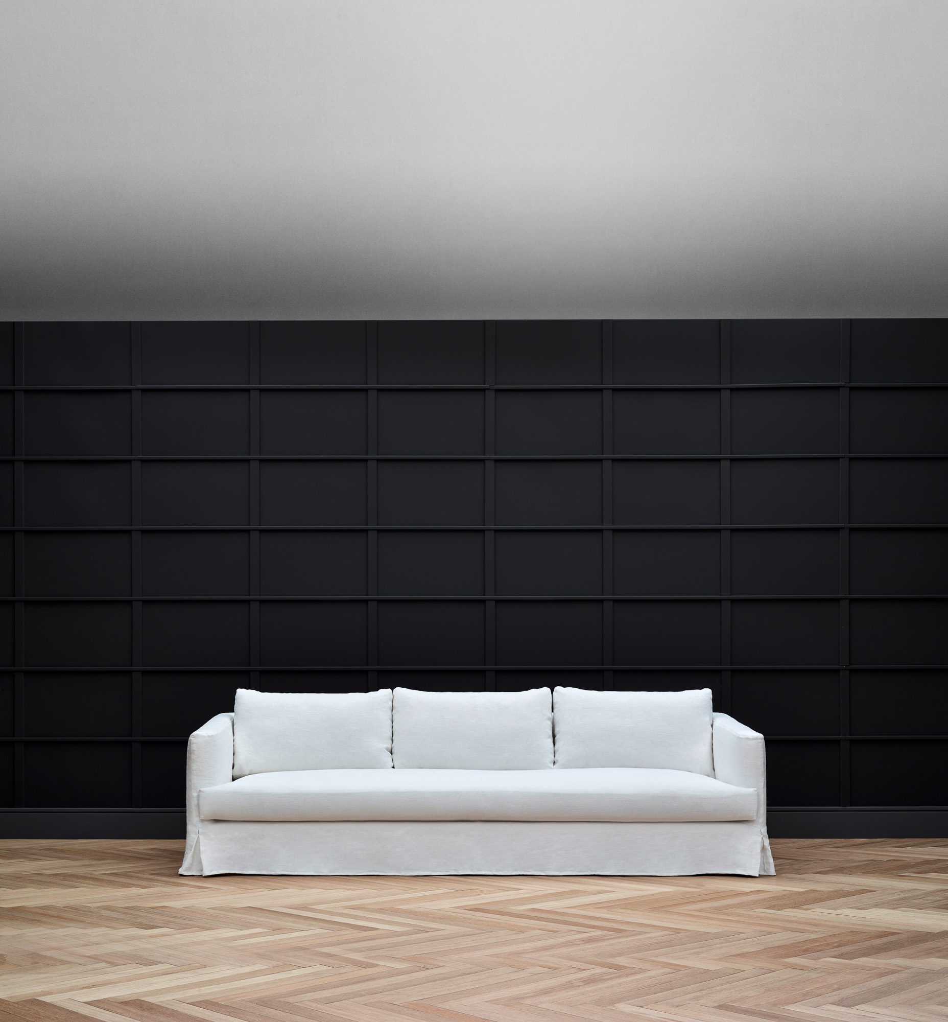 Venice skirted sofa designed by Mario Ruiz for Joquer