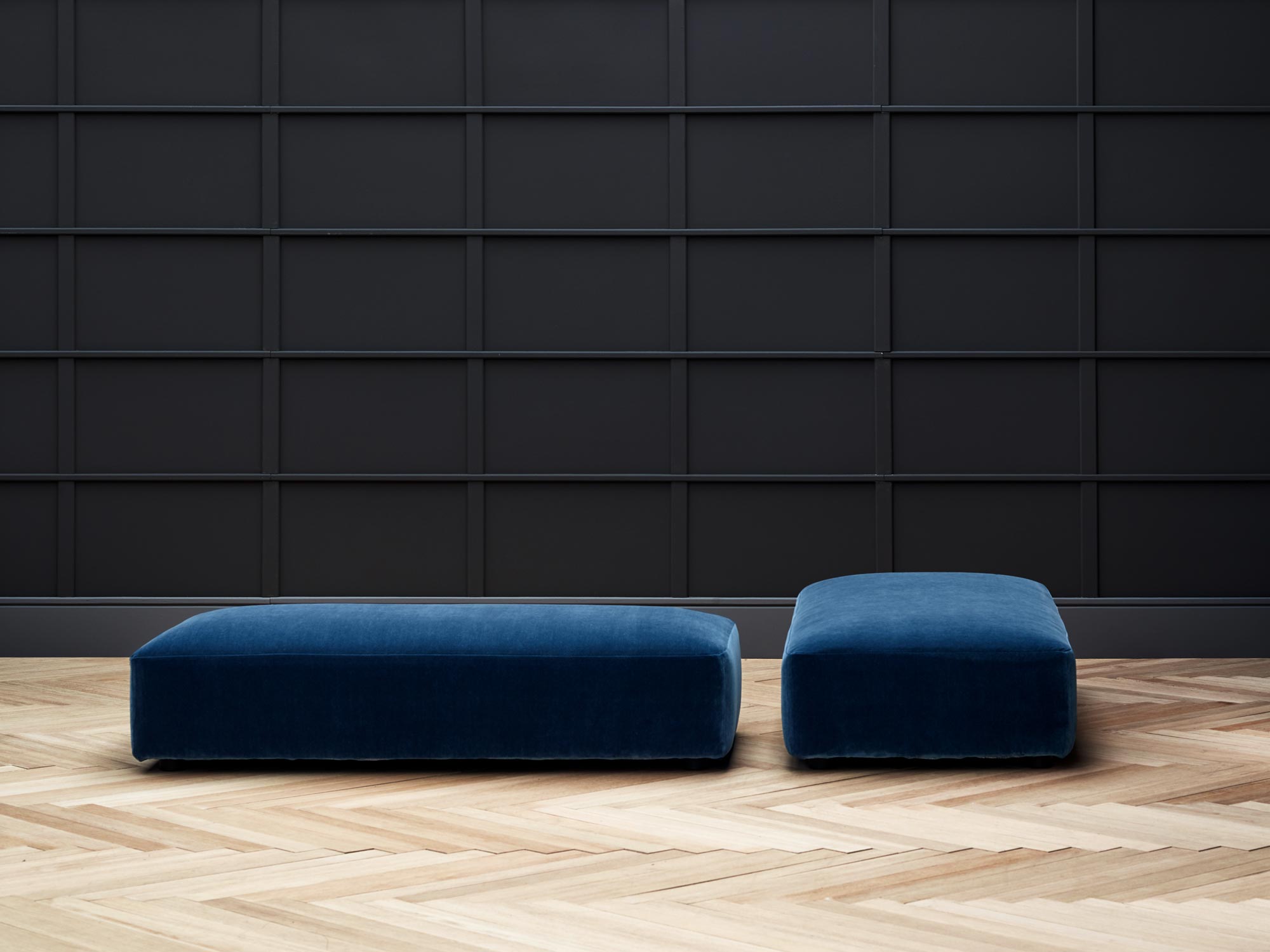 Venice ottomans designed by Mario Ruiz for Joquer