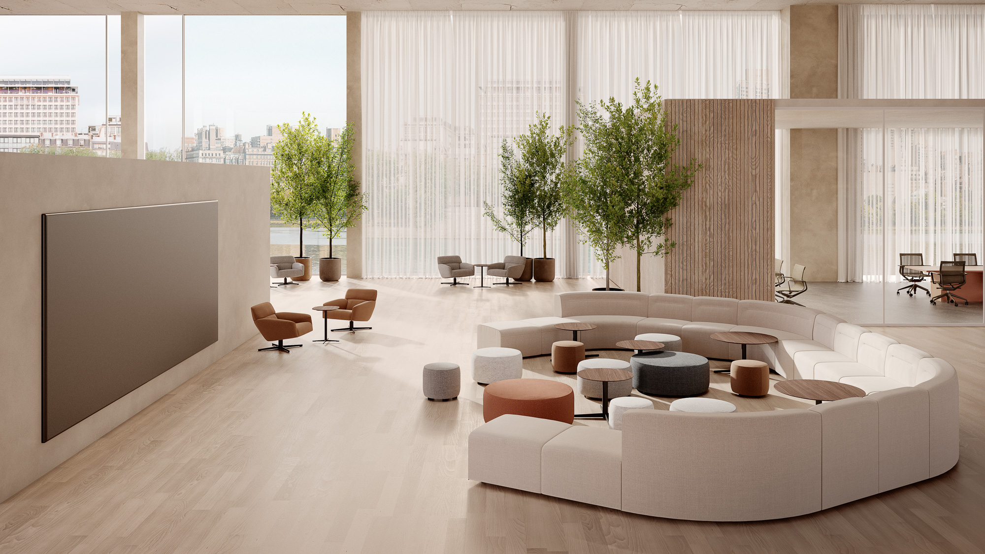 Depart modular sofa for Contract, designed by Mario Ruiz for Joquer