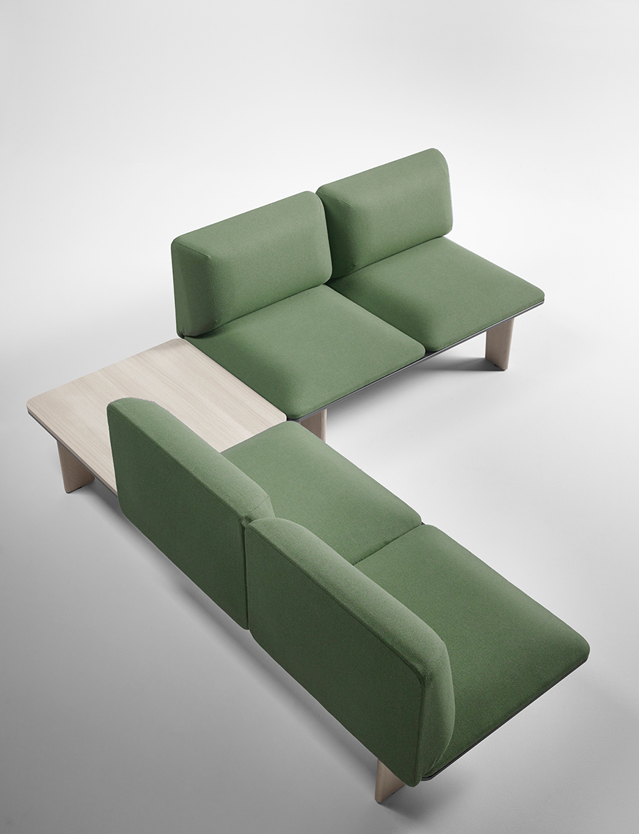 Square Bench by Mario Ruiz for Sellex