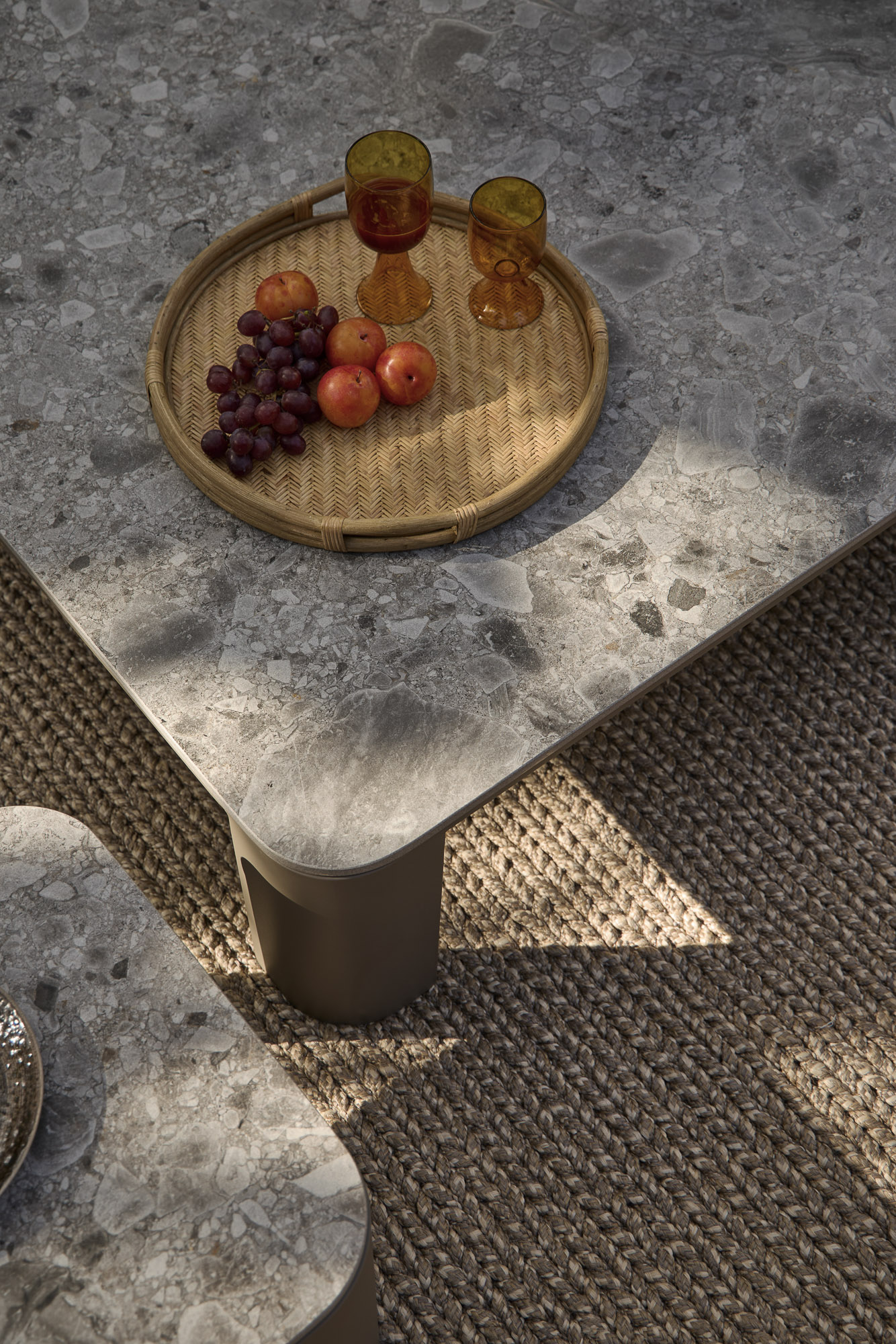 Bene outdoor tables designed by Mario Ruiz