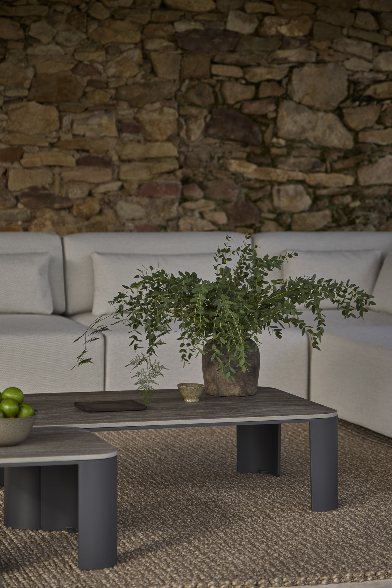 Bene coffee tables for outdoor designed by Mario Ruiz