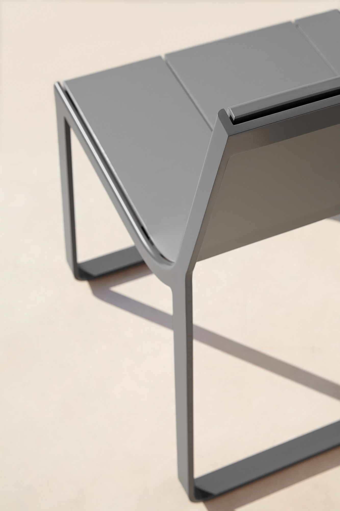 Flat dining chairs designed by Mario Ruiz for Gandia Blasco
